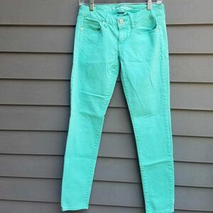 Women's Green Jeans